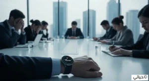 مهارات حل المشكلات - استراتيجية الـ 15 دقيقة لإنقاذ الموقف 2 مدير فريق يفكر بهدوء وصمت وسط ضغوط العمل لتطبيق مهارات حل المشكلات بفعالية