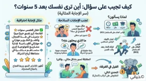 شابة طموحة تنظر بتفاؤل أثناء مقابلة عمل وتتحدث عن أهدافها المهنية المستقبلية، تعبيراً عن الطموح والرؤية الواضحة
